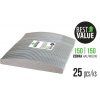 Platinum Best Value File Halfmoon 150/150 - pilník - Zebra - 25 ks