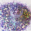 Iridescent Multi Glitz Dollface Spill