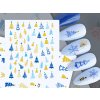 Nail Stickers - Colorful Christmas 01