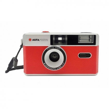 agfa photo camera 35mm vermelha