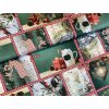 BAVLNA - vianočná - patchwork digital