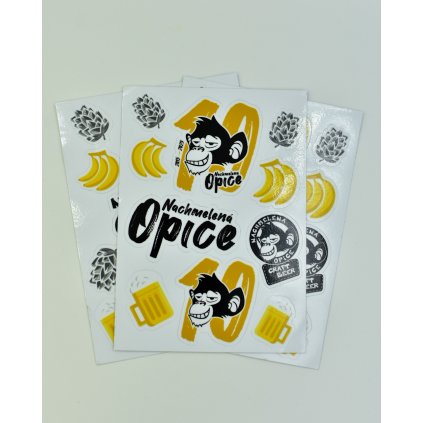 Samolepky Opice - 10. výročí