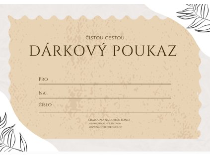 DÁRKOVÝ POUKAZ NA NÁKUP KRYSTALŮ A MINERÁLŮ  DÁRKOVÝ POUKAZ na nákup KRYSTALŮ A MINERÁLŮ