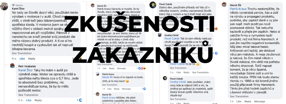 Zkušenosti zákazníků