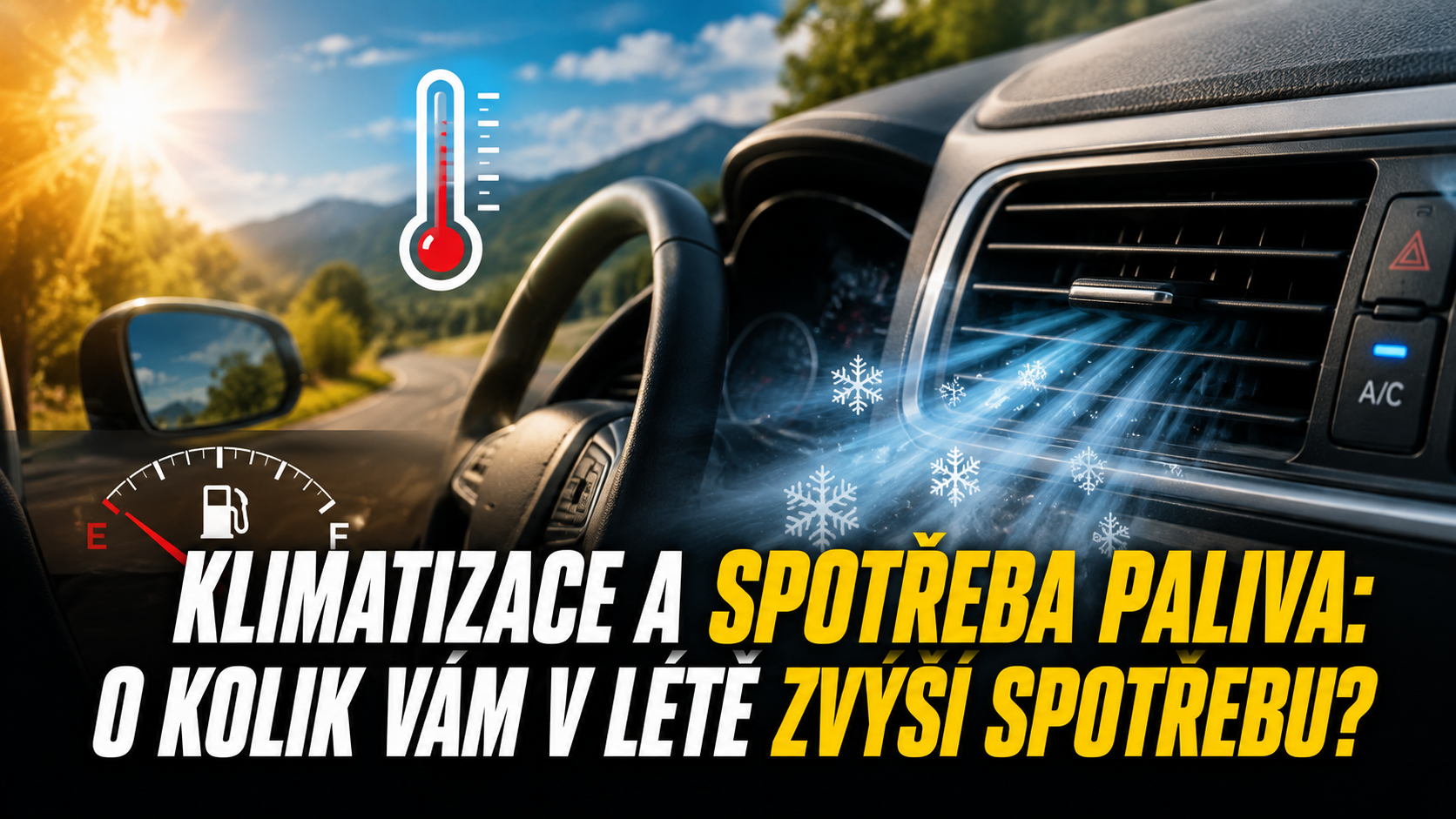 Klimatizace a spotřeba paliva: O kolik vám v létě zvýší spotřebu?