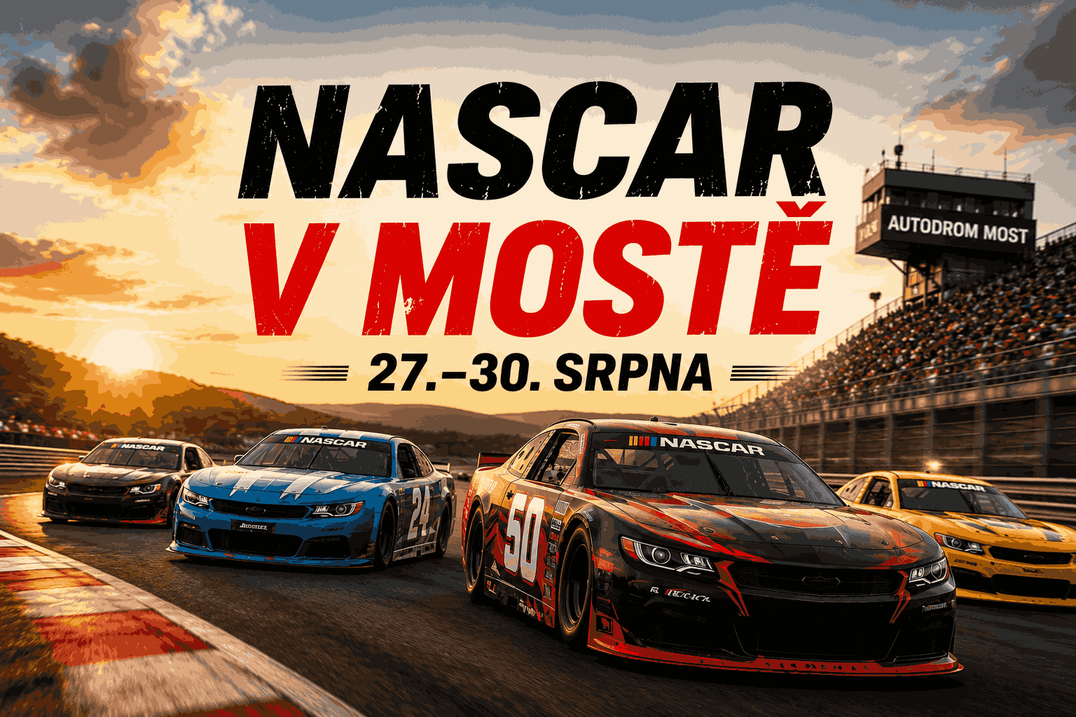 NASCAR se vrací do Mostu: NANOTECH bude opět u toho