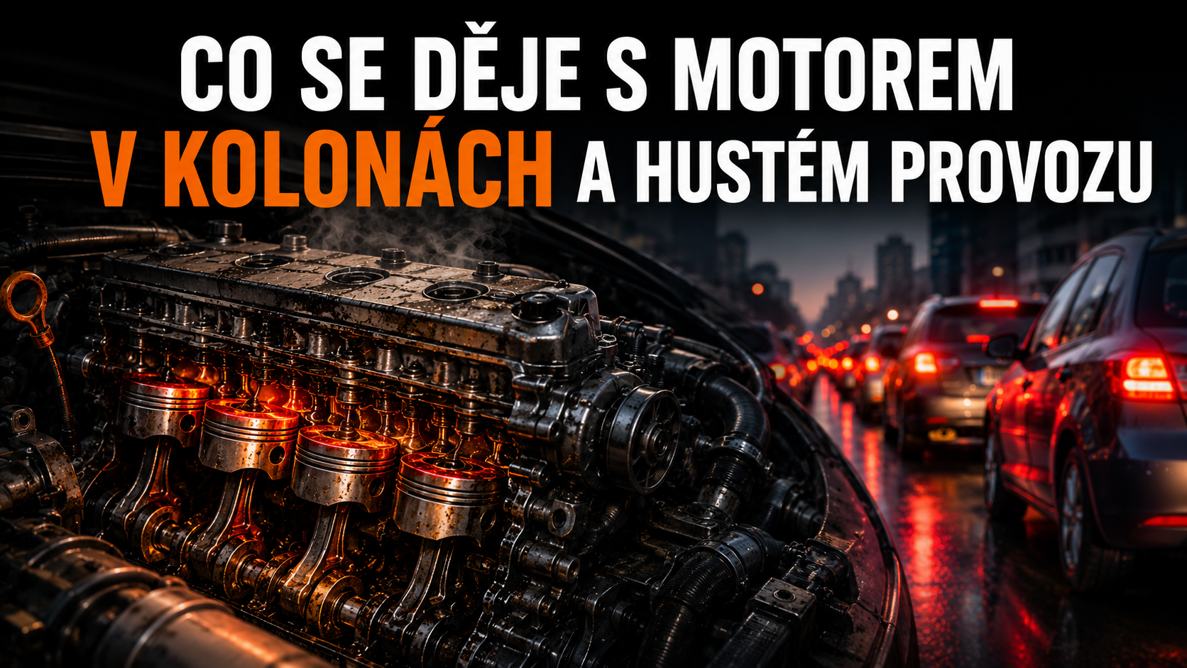 Co se děje s motorem v kolonách a hustém provozu