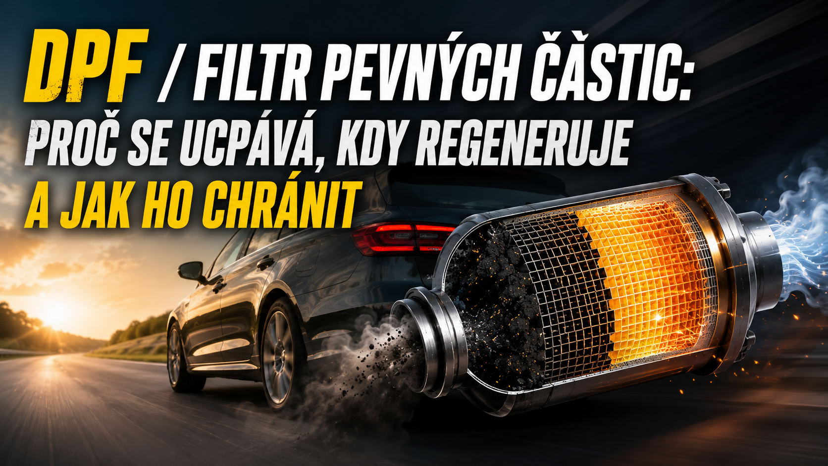 DPF / filtr pevných částic: proč se ucpává, kdy regeneruje a jak ho chránit