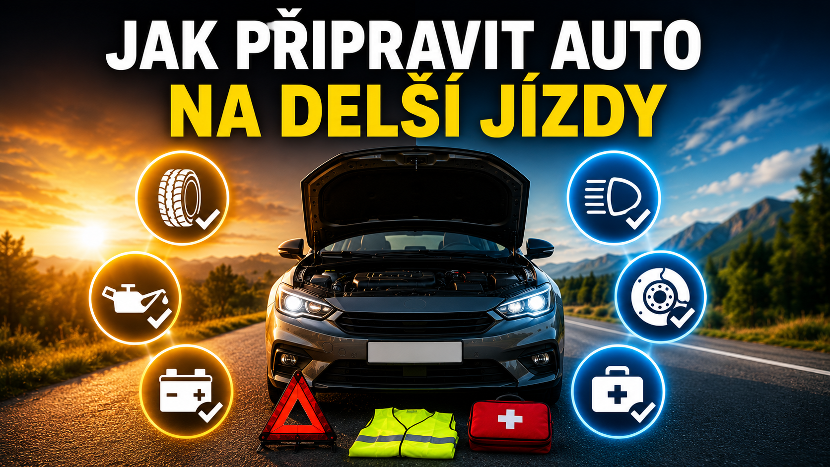 Jak připravit auto na delší jízdy (aniž byste museli do servisu)