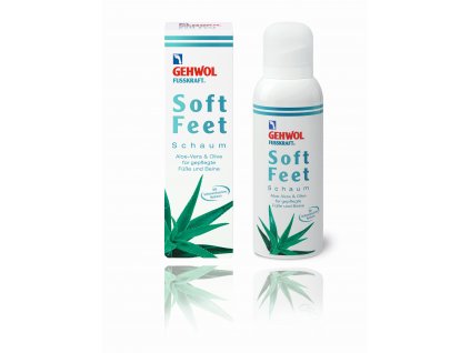 Soft Feet Schaum 125 ml  - pečující pěna s aloe vera