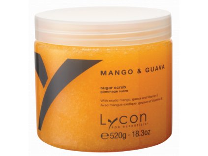 MANGO & GUAVA cukrový tělový peeling 520g