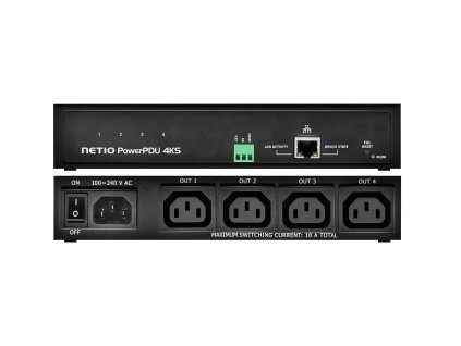 PowerPDU 4KS: IEC-320 C13 Metered & Switched Power Distribution Unit