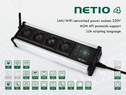NETIO 4 wifi controlled power strip