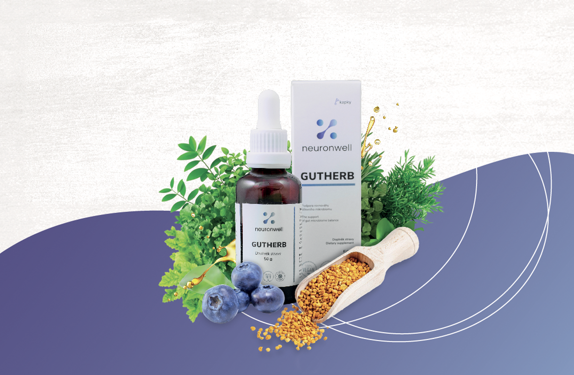 Gutherb: přírodní komplex pro podporu činnosti střev a detoxikaci trávicího traktu