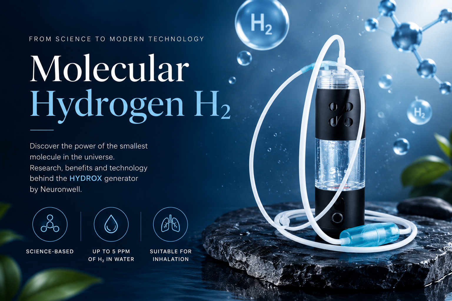 Molecular Hydrogen and Hydrogen Water: How Does Hydrox Work?