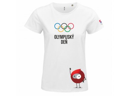 Tričko dámske OLYMPIJSKÝ DEŇ (Farba Červená, Veľkosť 2XL)