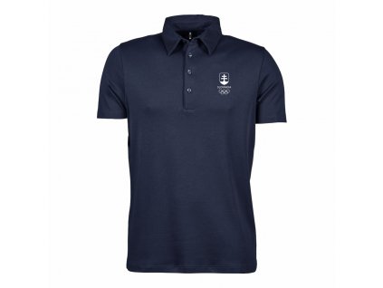 Pánska luxusná polokošeľa tmavá modrá (Veľkosť 2XL)
