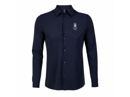 Pánska košeľa (Farba Tmavá Modrá, Veľkosť 2XL)