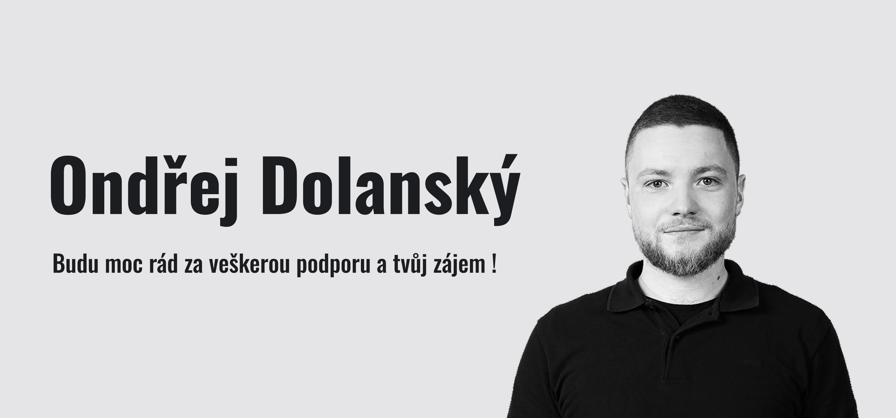 úvodní banner, Ondřej Dolanský