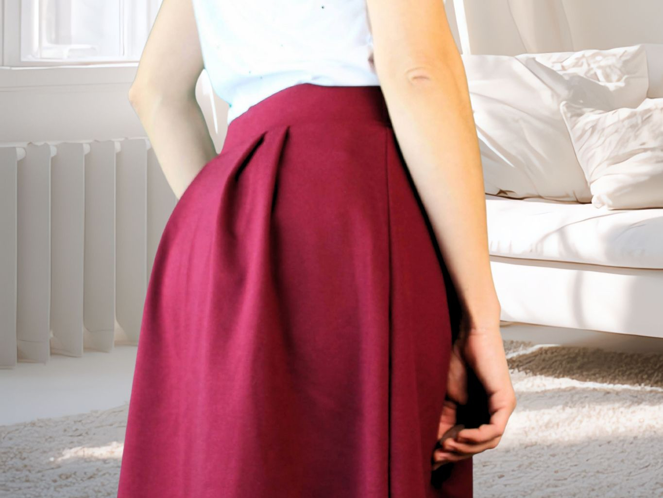 Áčková sukne Seraphia druhý obrázek