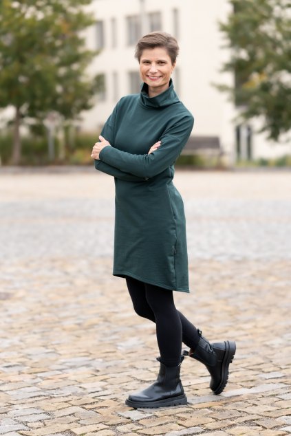 Dámské mikinošaty Pallas Oriclo zelená