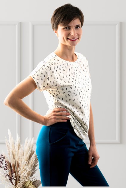 Dámské tričko Watty Organic ComfortCore  leaves