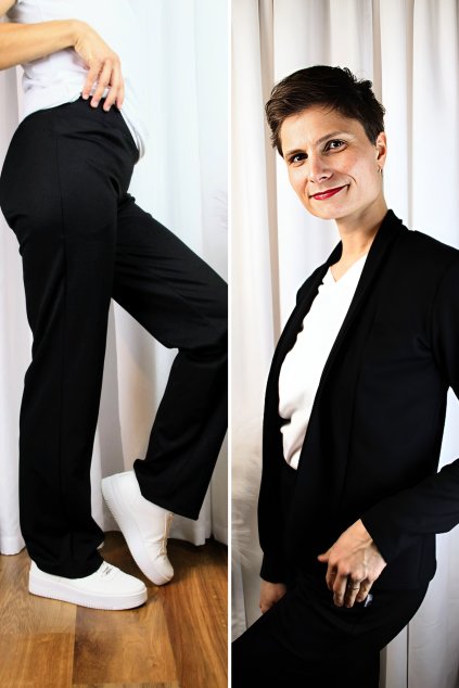 SET Kalhoty Penny Flow + Sako Nuil Tilia