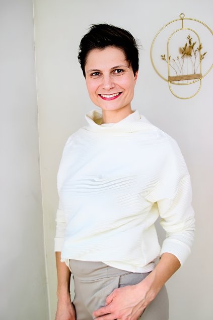 Dámský overtop Clarais Luxury 3D  bílý