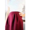 Áčková sukně Seraphia Comfy Elegant 3D  bordó