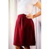 Sukně Elegantka bordó