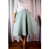 Půlkolová sukně Grace Smooth Elegant  mint