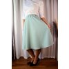 Půlkolová sukně Grace Smooth Elegant  mint