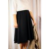 Půlkolová sukně Grace Smooth Elegant  černá