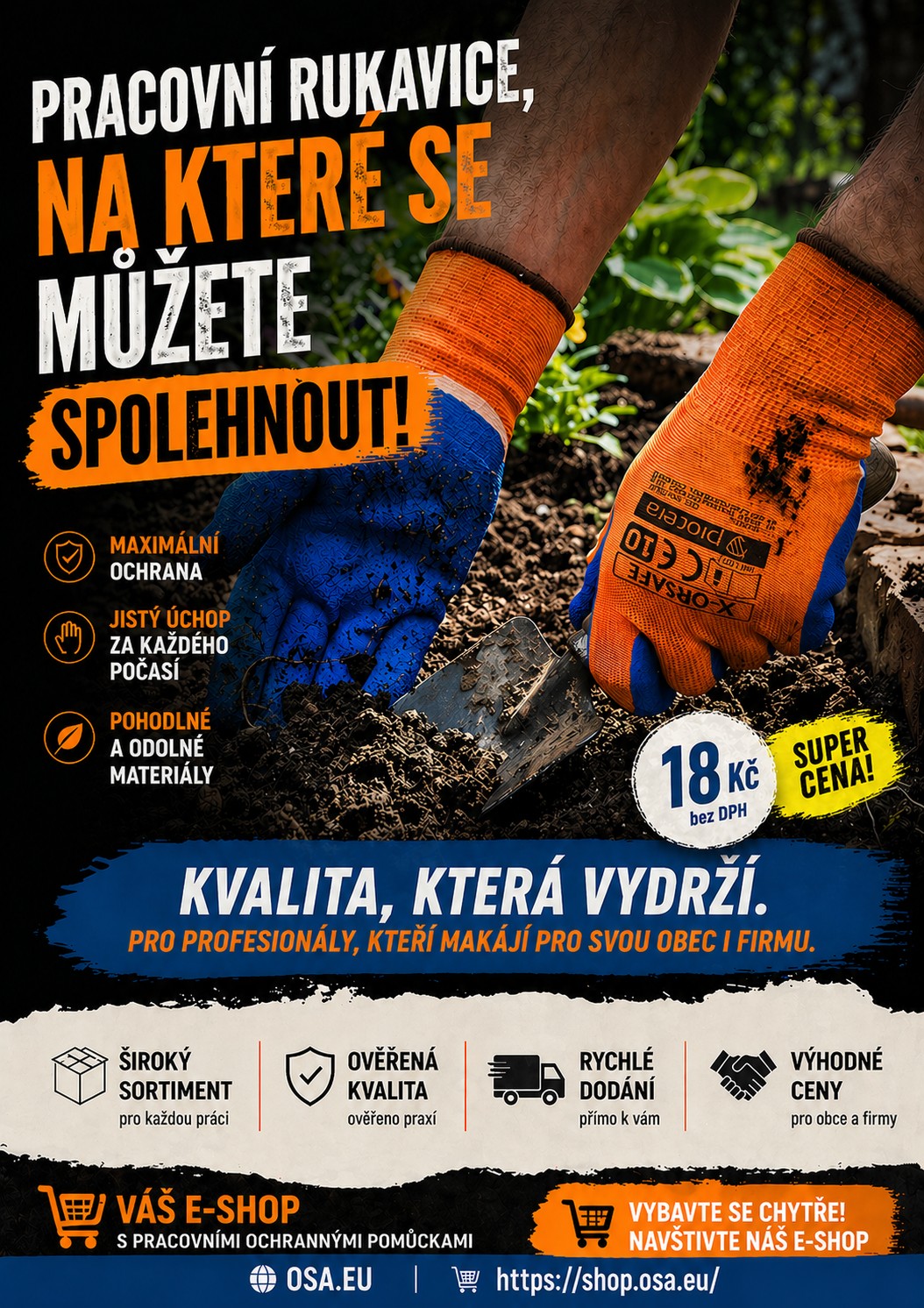 Leták rukavice novinky