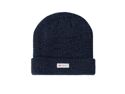 Reflexní zimní čepice tmavě modrá