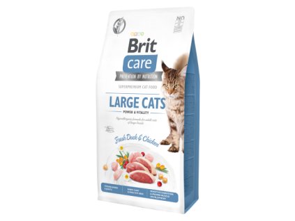 1149 brit care cat grain free large cats power vitality 7kg