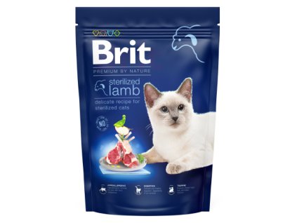 1581 brit premium by nature cat sterilized lamb 2