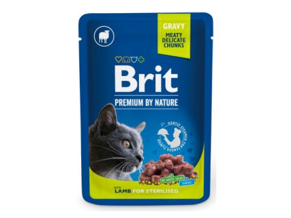 1683 brit premium cat pouches lamb for sterilized 100 g