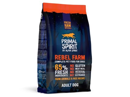 Primal Spirit Dog 65% Rebel Farm 1 kg