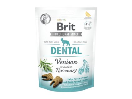 33630 879 879 brit care dog functional snack dental venison 150 g