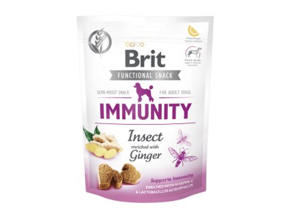 33639 888 888 brit care dog functional snack immunity insect 150 g