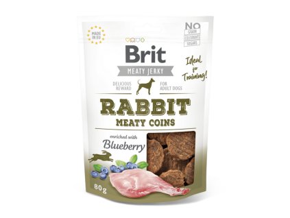 33807 939 939 brit jerky rabbit meaty coins 80 g