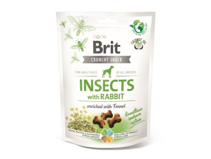 33879 960 960 brit care dog crunchy cracker insects with rabbit enriched with fennel 200 g