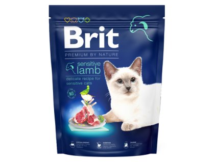 33918 1563 1563 brit premium by nature cat sensitive lamb1