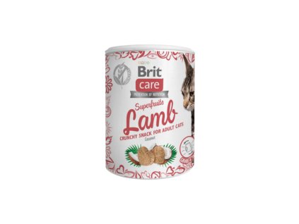 34005 1299 1299 brit care cat snack superfruits lamb 100 g