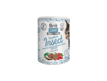 34008 1302 1302 brit care cat snack superfruits insect 100 g