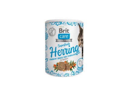 34011 1305 1305 brit care cat snack superfruits herring 100 g