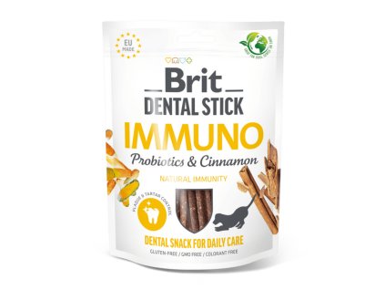 34290 984 984 brit dental stick immuno with probiotics cinnamon 7 pcs 251 g