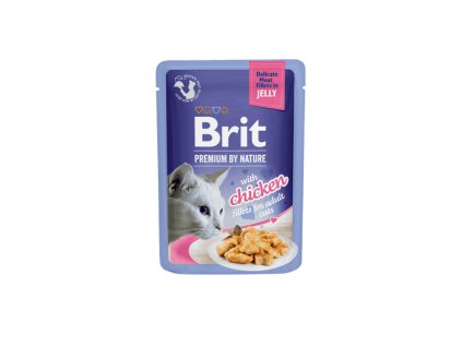 34392 1698 1698 brit premium by nature cat delicate fillets in jelly with chicken 85 g