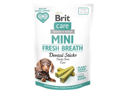 34464 1821 1821 brit care dog mini treats fresh breath 7 pcs 120 g
